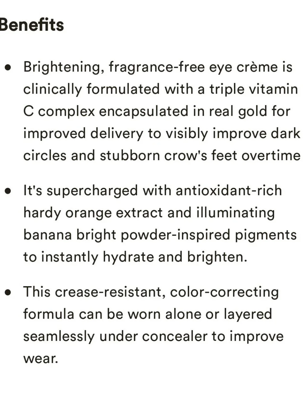 OLE HENRIKSEN BANANA BRIGHT+ EYE CREME.